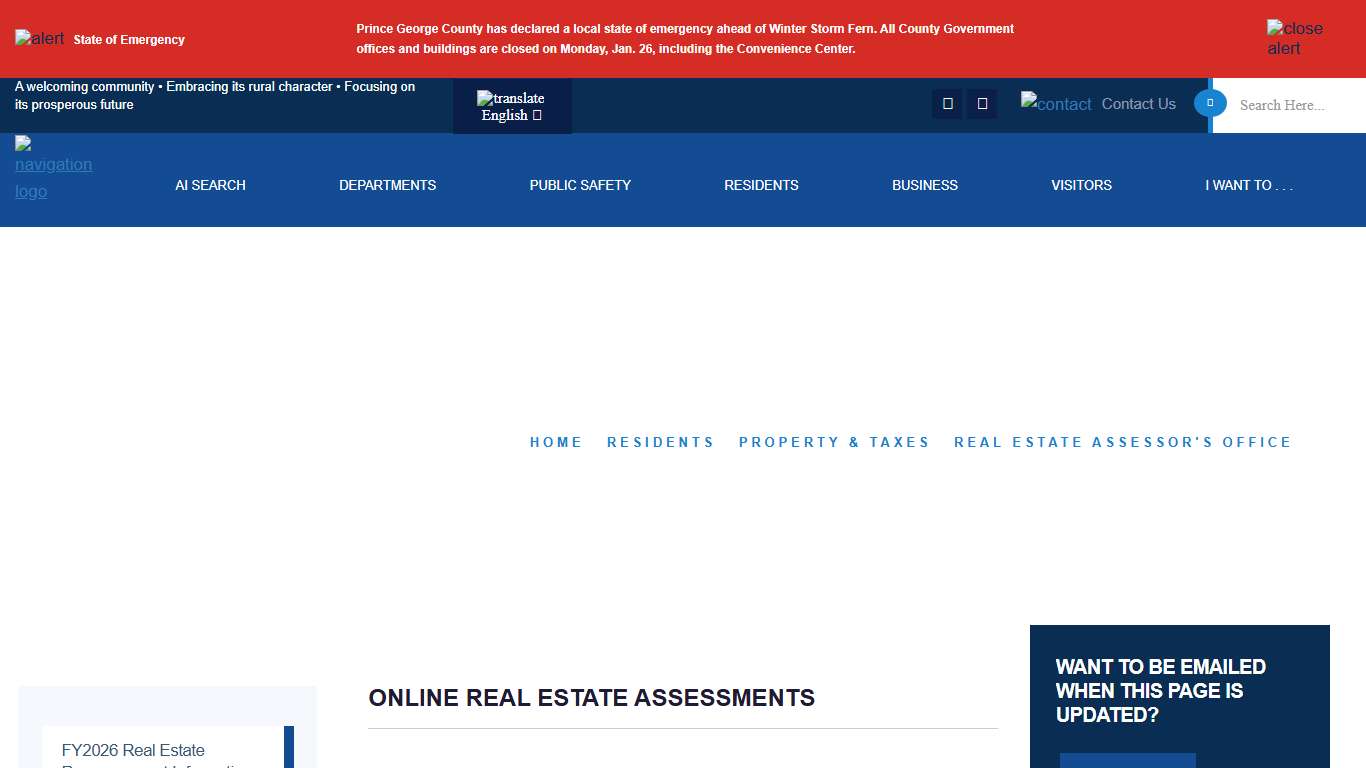 Online Real Estate Assessments