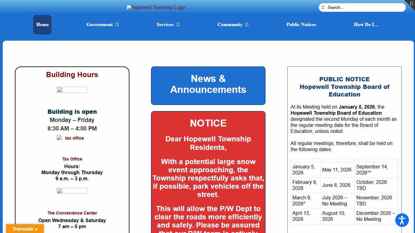 Hopewell Township – Cumberland County, NJ